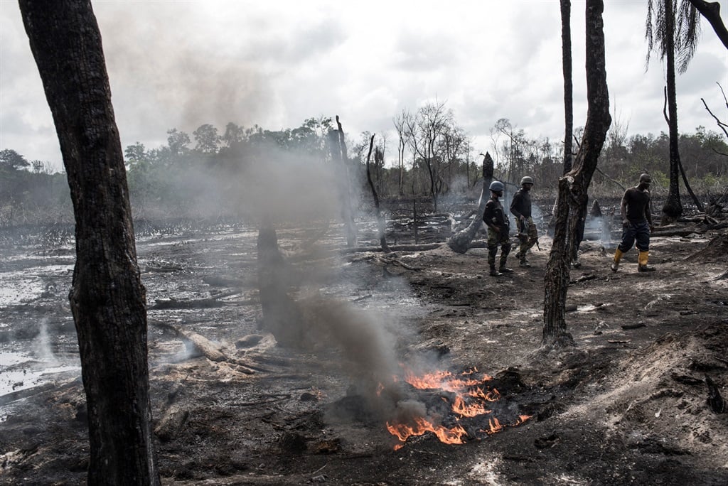 Illegal oil refinery explosion kills 37, including two pregnant women in Nigeria  